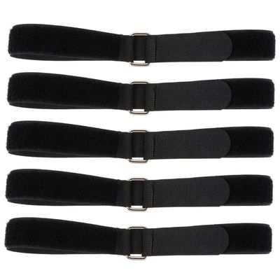 Angoily 5pcs Sturdy Buckle Tie for Extension Cord Holder Storage Strap for Cords Garage Packing Strap Ratcheting Webbing Buckle Hook