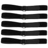 Angoily 5pcs Sturdy Buckle Tie for Extension Cord Holder Storage Strap for Cords Garage Packing Strap Ratcheting Webbing Buckle Hook view 1