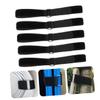Angoily 5pcs Sturdy Buckle Tie for Extension Cord Holder Storage Strap for Cords Garage Packing Strap Ratcheting Webbing Buckle Hook view 3