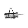 Mikinona 2pcs Plastic Organizer Bags Design Stackable Storage for Cd DVD Game Cases Capacity Reinforced Handles view 2
