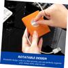 Angoily 2pcs Rotatable Cable Organizer Box for Electronics Data Cable Storage Bag Mobile Phone Stand Earphone Holder Compact Wire Storage Box Design Portable for Travel view 4
