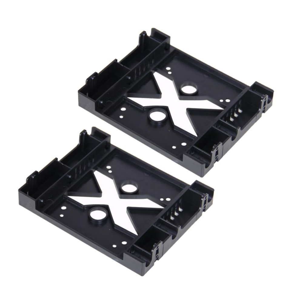 CIYODO Replacement for Broken Optical Drive 2pcs Hard Drive Mounting Kit Mounting Bracket 8cm Fan Support