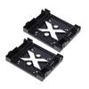 CIYODO Replacement for Broken Optical Drive 2pcs Hard Drive Mounting Kit Mounting Bracket 8cm Fan Support view 1
