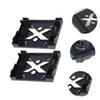 CIYODO Replacement for Broken Optical Drive 2pcs Hard Drive Mounting Kit Mounting Bracket 8cm Fan Support view 3