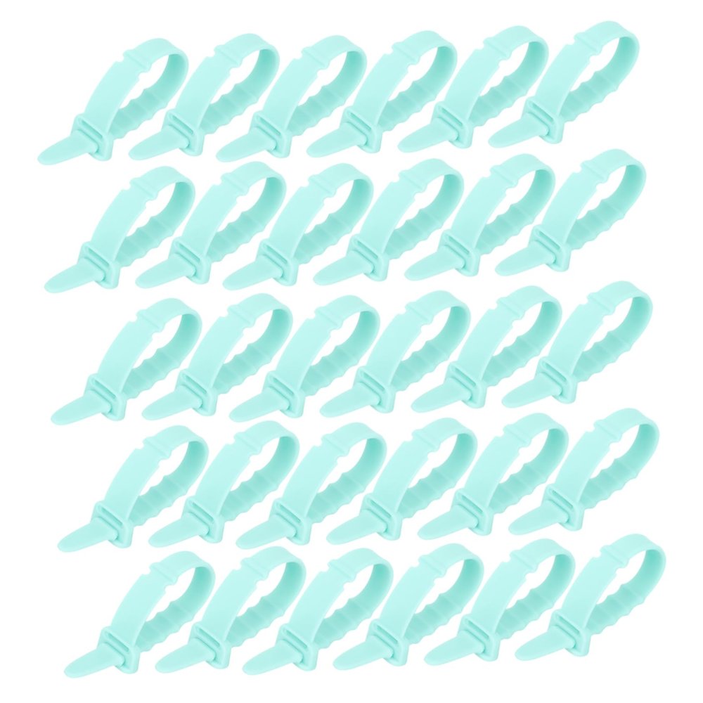ARTIBETTER 50pcs Silicone Cable Ties Reusable Cord Organizer for Electronics Data Cables and Charging Wires Modern Design for Easy Storage and Space-saving