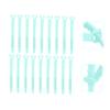 ARTIBETTER 50pcs Silicone Cable Ties Reusable Cord Organizer for Electronics Data Cables and Charging Wires Modern Design for Easy Storage and Space-saving view 4