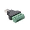 lowmountainswere 2/4/8PCS RJ45 Female to Screw Terminal 8 Pin Connector Ethernet Cable Extender Adapter Computer Related Connection(4pcs) view 3