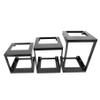 12U Wall Mount Open Frame 19 Inch Server Equipment Rack Wall Mountable Heavy Duty Design - Holds All Networking & AV Gear - Open Frame Includes 2 1U 12in Vented Shelves & Mounting screws(WALL RACK12U) view 4