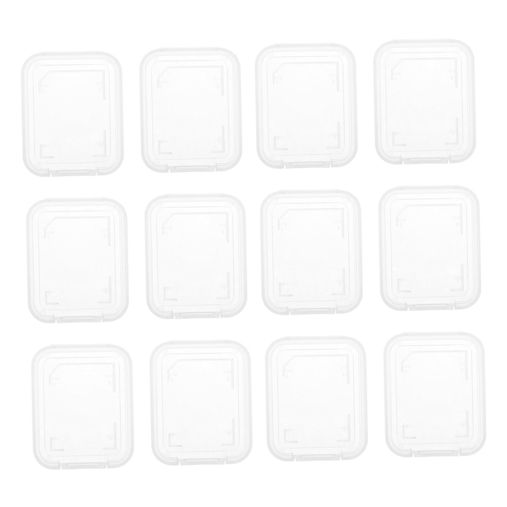 Angoily 20pcs Memory Cards Cases Card Box Storage Organizer Retro Carrying Box
