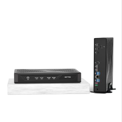 HISTTON Gaming Mini PC Core i5-13500H, 16GB DDR4 RAM 512GB NVMe SSD, WiFi 6E, BT 5.2, 4K/8K Quad Displays, Micro PC Support Power On Auto, PXE, Mini Computer Windows 11 Pro for Gaming/Business