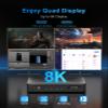 HISTTON Gaming Mini PC Core i5-13500H, 16GB DDR4 RAM 512GB NVMe SSD, WiFi 6E, BT 5.2, 4K/8K Quad Displays, Micro PC Support Power On Auto, PXE, Mini Computer Windows 11 Pro for Gaming/Business view 3