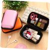 Angoily 4pcs Travel Digital Carrying Pouch Electronics Organizer Bag Zipper Ring Cable Management Bag No Odor view 4