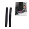 Angoily 10pcs Black Hook and Loop Cable Straps Reusable Fastening Ties for Organizing Cords Strong Adhesive for Electronics and Home Use view 1