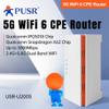 PUSR Global 5G Dual Band WiFi6 AX3000 CPE Router Sim Card Slot Qualcomm IPQ5018 4*Gigabit Ports FWA Up to 3000Mbps USR-U200s view 2