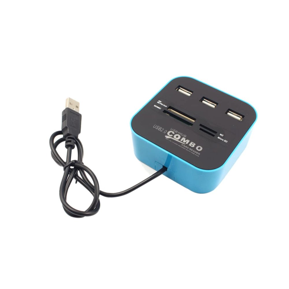 ARTIBETTER USB Reader Hub Ports External Memory Card Reader Micro for No External Power
