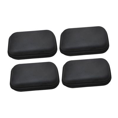Angoily 4pcs Usb Travel Cord Organizer Bag for Earphones Cables Chargers Pu Case