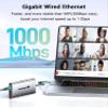 11-in-1 USB C Hub, Laptop Docking Station with RJ45 Gigabit Ethernet, 4K HDMI, 1080P VGA, SD/Micro SD Card Reader, 3.5 mm Audio Aux Jack, PD 100W Charging, Full Functional USB C Dongle view 3
