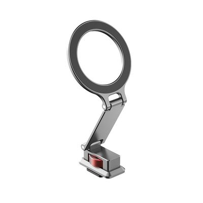 Lycuiw Cold Shoe Mount Adapter for DJI RS4 Mini,Magnetic Cold Shoe Bracket Phone Holder Support for Android Phone for iPhone 16 15 14 (Arca Cold Shoe)