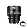 7artisans 50mm T2.1 Infinte Series Professional Full Frame Manual Cine Lens Compatible for EF Mount for Photography Filmmaking,Black view 1