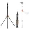 Carbon Fiber Portable Tripod Stand with 222cm Maximum Height, 3kg Load Capacity Portable Travel Tripod Stand for Outdoor Photography Strobe Softbox with Carrying Bag view 1