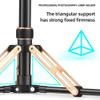 Carbon Fiber Portable Tripod Stand with 222cm Maximum Height, 3kg Load Capacity Portable Travel Tripod Stand for Outdoor Photography Strobe Softbox with Carrying Bag view 3