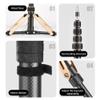 Carbon Fiber Portable Tripod Stand with 222cm Maximum Height, 3kg Load Capacity Portable Travel Tripod Stand for Outdoor Photography Strobe Softbox with Carrying Bag view 4