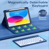 Hamile for iPad A16 11th 10th Generation Case with Keyboard - Wireless view 4