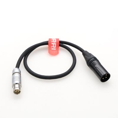 DRRI 24 V Fischer 3-pin Female to XLR 3pin Male Power Cable for Phantom Flex 4K