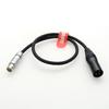 DRRI 24 V Fischer 3-pin Female to XLR 3pin Male Power Cable for Phantom Flex 4K view 2
