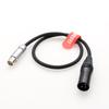 DRRI 24 V Fischer 3-pin Female to XLR 3pin Male Power Cable for Phantom Flex 4K view 3