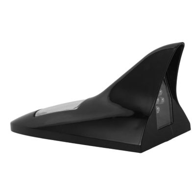 SOLUSTRE Auto Shark Fin Antenna Car Roof Accessory Solar Tail Lights Led Flashing Shark Warning