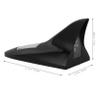 SOLUSTRE Auto Shark Fin Antenna Car Roof Accessory Solar Tail Lights Led Flashing Shark Warning view 2