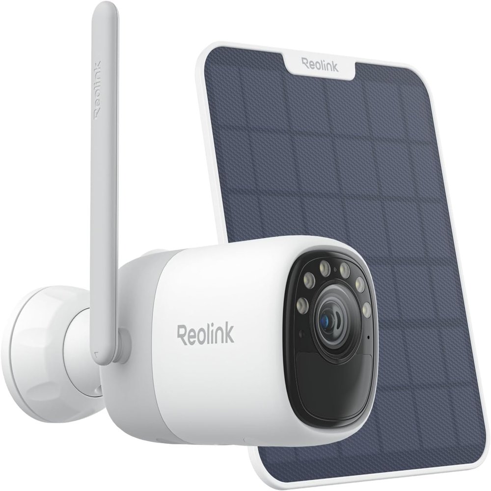 REOLINK Altas 2K Solar Security Cameras Wireless Outdoor, 10s Pre-Record