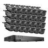 ANNKE 2MP Security Camera System, 32CH 3K Lite DVR Recorder with AI Human/Vehicle Detection, 28X 1080P (1920 x 1080) Bullet Wired Add-on Black Cams with 66ft Night Vision, IP67, NO HDD Included view 1