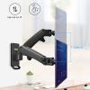 Monitor Desk Mount for 17 to 27 Inch Screen Wall Mount Monitor for 17 to 27 Inch Screen,F120 Monitor Stand Arm Holds 15.4Lbs Full Adjustable Monitor Desk Mount Monitor Arms view 3
