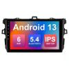 2+32G 9-inch Android 13 Car Stereo for Toyota Corolla 2009-2013 IPS Touchscreen Screen Car Radio with Carplay & Android Auto Support Backup Camera GPS FM Navi BT SWC view 1