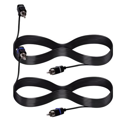 XTPTFABS 2Pcs Satellite Speaker Cable (Grey & Blue) Compatible with Vizio V51 M51 SB3651 SB36514 SB4051 SB4251, Length: 24.4 Feet (Blue + Gray)