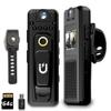 Mini Body Camera with Night Vision, 1080P HD Body Cam with 180 Rotatable Lens, Portable Body Worn Camera with 64GB Card, Loop Recording for Security, Law Enforcement, Outdoor Travel, Hiking view 1