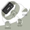 Eiavike Silicone Sport Band for Samsung Galaxy Fit 3, Adjustable Replacement Watch Strap for Galaxy Fit 3 SM-R390 Women Men (Gray Green) view 2