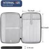 13 Inch Laptop Carrying Sleeve for 2025 Apple MacBook Air 13 Inch Laptop with M4 chip A3240, MacBook Air 13.6" M3 A3113 2024 / M2 A2681 2022 Protective Bag Case with Handle Pocket - Black view 2