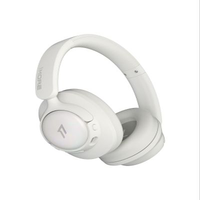1MORE SonoFlow SE HQ31 Wireless Bluetooth Headphones -42dB Noise Cancelling Over-Ear Bluetooth Headset with Hi-Res Audio, 90H Playtime, LDAC, All-Day Comfort for Travel Work Gaming, White