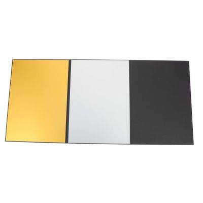 Angoily Foldable Reflective Display Board Photography Accessory Multi-Color Light Reflector for Studio and Outdoor Use Lightweight and Portable Cardboard Reflector for Food and Product