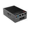 R86S U4 Black Soft Routing Multi-net Port with Intel Mini Host N6005 32GB Memory 128GB Hard Drive 10 Gigabit Fiber Port 2.5G Router view 1