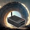 R86S U4 Black Soft Routing Multi-net Port with Intel Mini Host N6005 32GB Memory 128GB Hard Drive 10 Gigabit Fiber Port 2.5G Router view 4