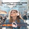 1MORE SonoFlow SE HQ31 Wireless Bluetooth Headphones -42dB Noise Cancelling Over-Ear Bluetooth Headset with Hi-Res Audio, 90H Playtime, LDAC, All-Day Comfort for Travel Work Gaming, Pink view 3