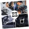 Angoily 2pcs Hard Drive Mounting Bracket Adapter for Ssd Easy Installation with Cooling Fan Compatibility for Desktop Cases view 3