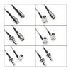 KUIQEO Video Connector RG316 QMA to QMA Male Female pl;/UG Jack Right Angle Crimp Coaxial Coax Extension Connector R/1F 50ohm Cable 30CM 50CM 1M 300CM 5M 10M coaxial Cable(Type F,20CM) view 2