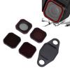ND8 ND16 ND32 Filters Set, Action Camera Neutral Density Filter with Built in Rubber Loop, Aluminum Alloy and Optical Glass for Underwater, Rainy view 1