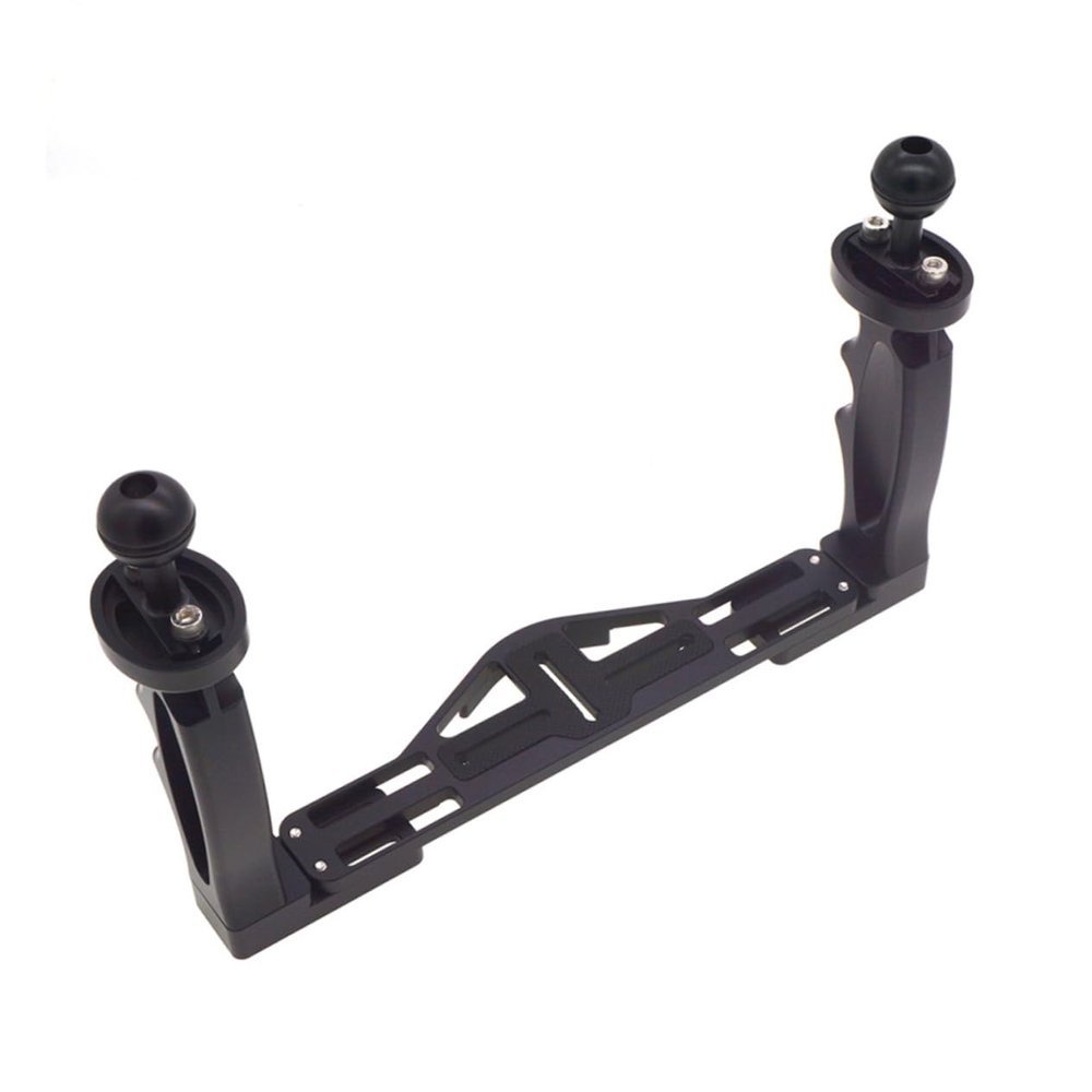 DOITOOL Aluminum Alloy Diving Camera Stand for Underwater Housing Holder Stabilizer Rig Camera Tray Mount Handle Dive Case Compatible