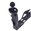 DOITOOL Aluminum Alloy Diving Camera Stand for Underwater Housing Holder Stabilizer Rig Camera Tray Mount Handle Dive Case Compatible view 4